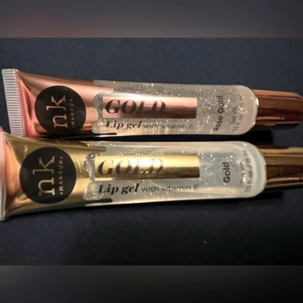New 2 Pk New York Gold & Rose Gold Will Leave Yr Lips 👄 Fabulous Plump Lips